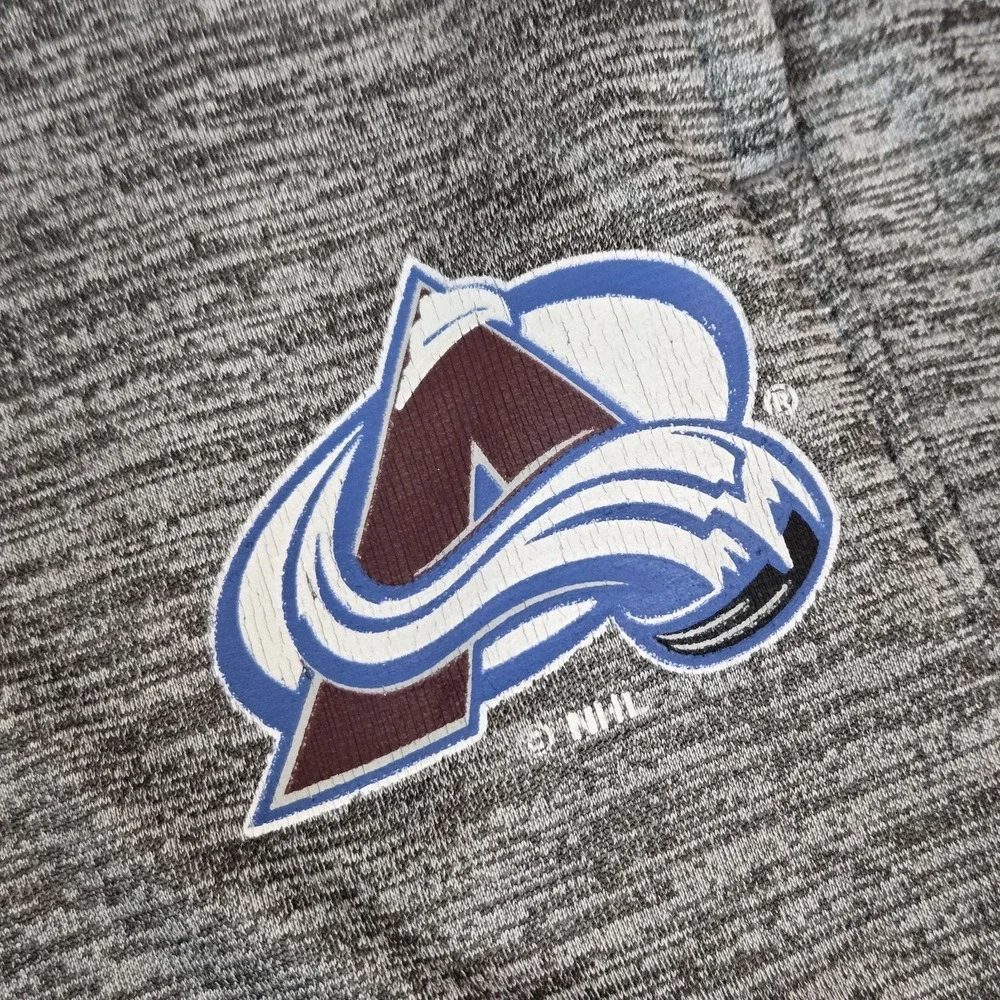 Champion Colorado Avalanche Joggers Mens L Gray Pull On